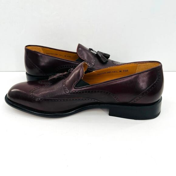 Mezlan men’s handmade in Italy men’s tassel slip-on dress loafers shoes main image 8